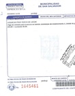 Recibo de tramite de licencia